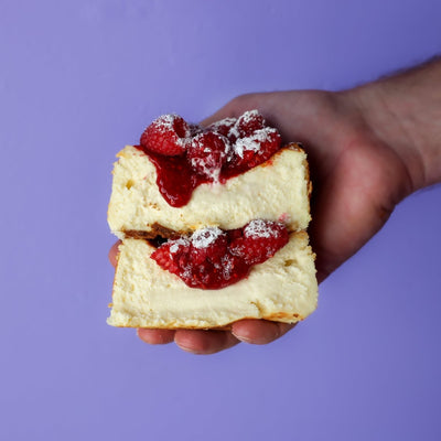 4" Vanilla Raspberry Basque Cheesecake  | dbakers Sweet Studio — currently sold out at dbakers Midtown Miami