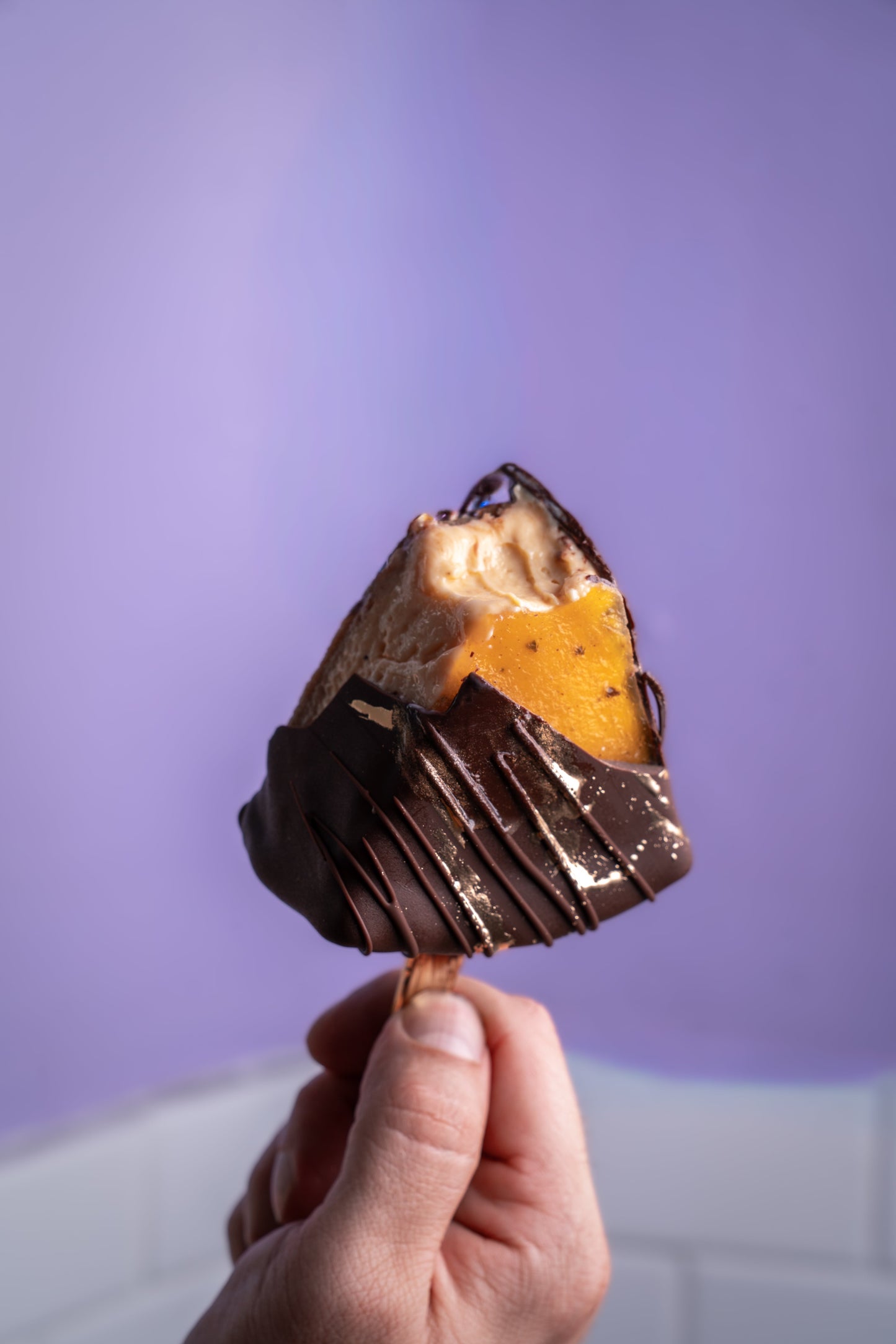 Frozen Passion Fruit Pie Pop
