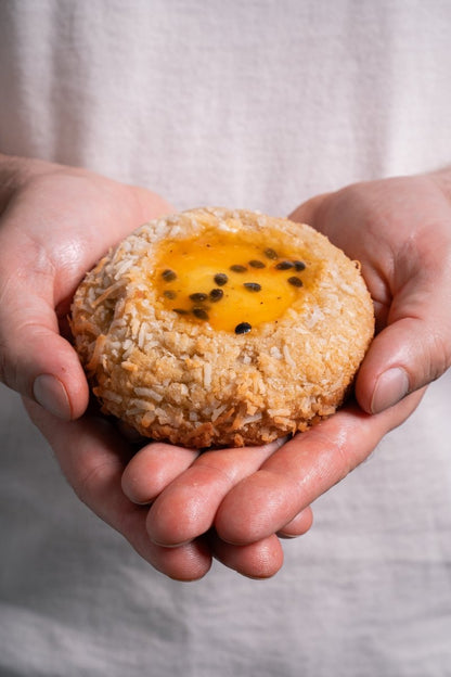 🥥✨ Coconut Passion Fruit Cookie  | dbakers Sweet Studio