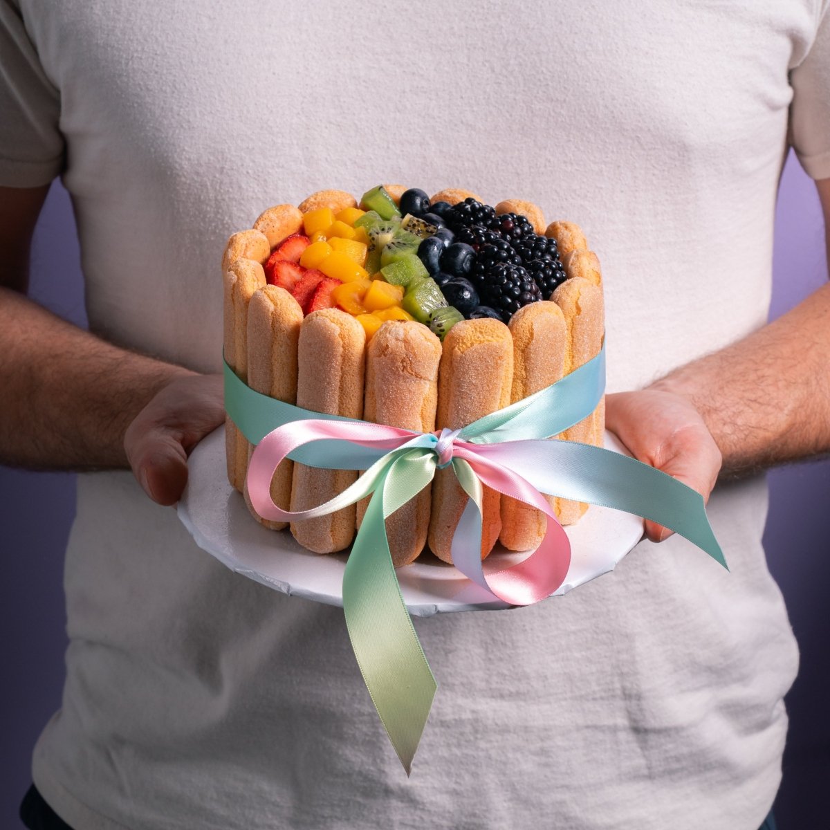 Fruit Charlotte Cake - dbakers Miami