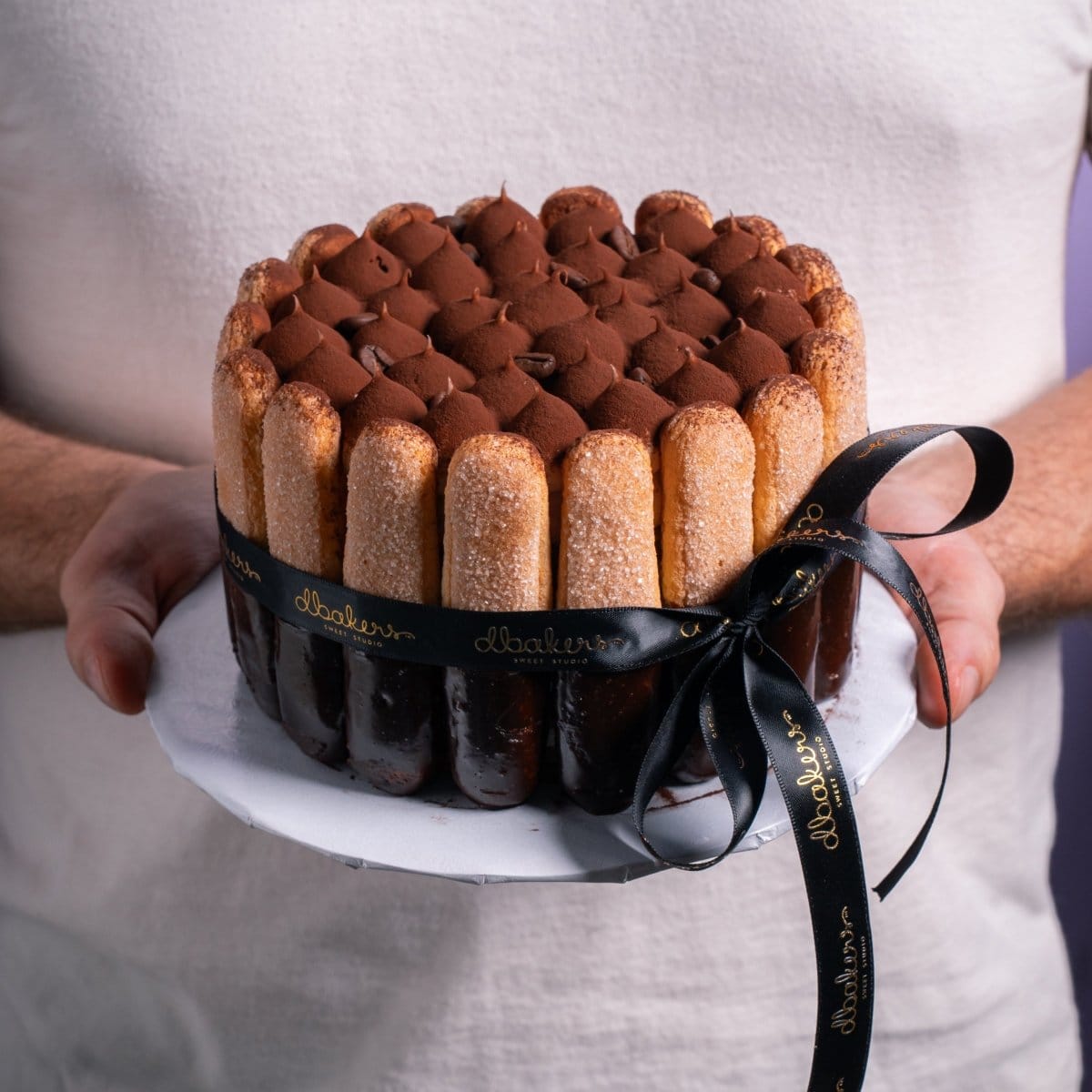 Tiramisu Charlotte Cake
